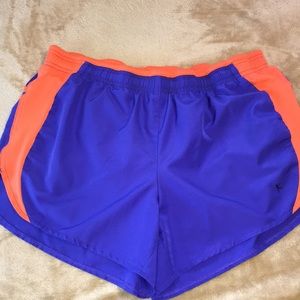 Danskins NOW Blue/Orange Athletic Shorts Women’s Size L/G (12-14) Pre-Owned